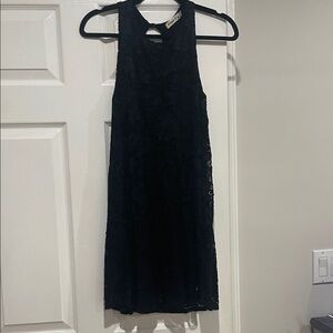 Ginger G Black Lace Mini Dress